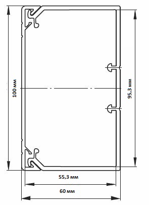 Размеры кабель канала dkc